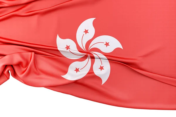 Hong Kong Izole Bayrağı Hazırlama — Stok fotoğraf