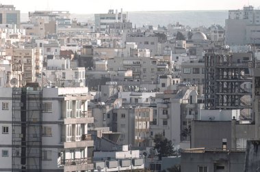 Kıbrıs, Lefkoşe. Konut manzarası