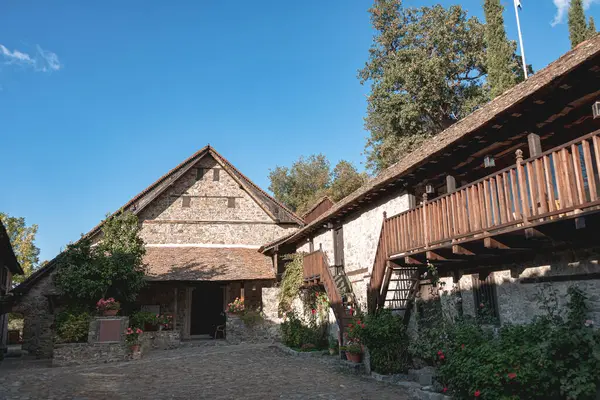 stock image Agios Ioannis Lampadistis Monastery at Kalopanagiotis village. Nicosia District, Cyprus.