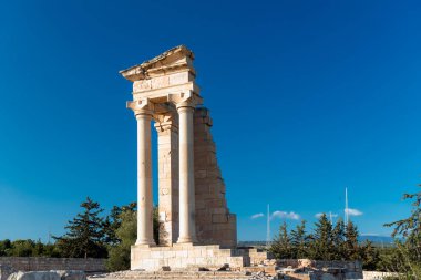 The temple of Apollo at The Sanctuary of Apollo Hylates. Limassol District, Cyprus clipart