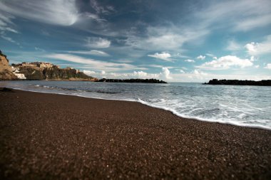The beach of Chiaia, Procida, Italy.