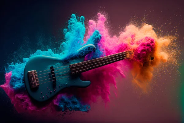 Music Vibes, sound inspiration, colored musical background