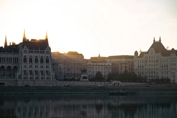 Zonsopgang Boedapest Hoofdstad Van Hongarije — Stockfoto