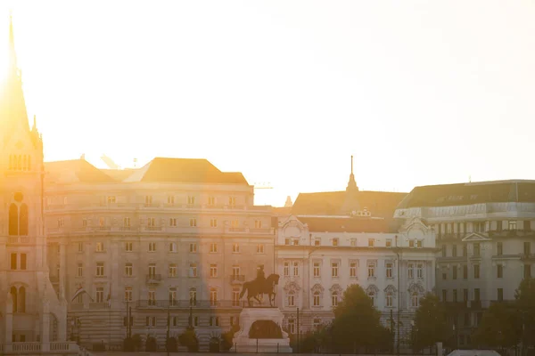 Sonnenaufgang Budapest Der Hauptstadt Ungarns — Stockfoto