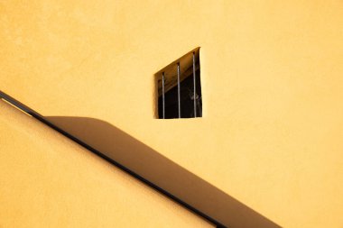 Abstract building shapes in Procida Island.