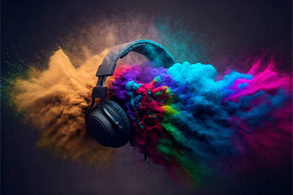 Music Vibes, colored musical headphones