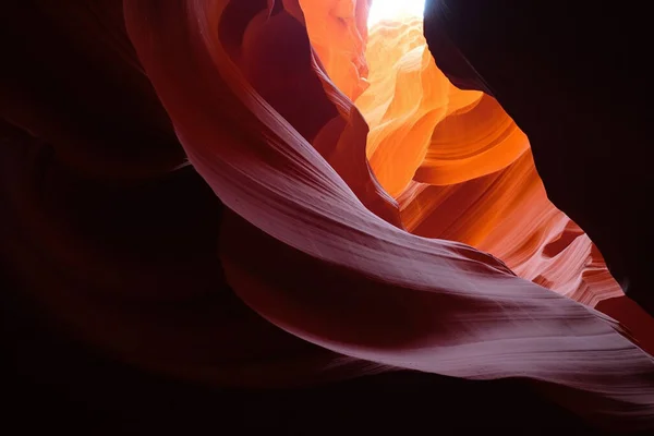 Antelope Canyon Arizona Antecedentes Abstractos Concepto Viaje Naturaleza —  Fotos de Stock