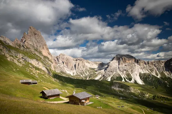 Natuurlandschap Van Seceda Val Gardena Dolomieten Italië — Stockfoto