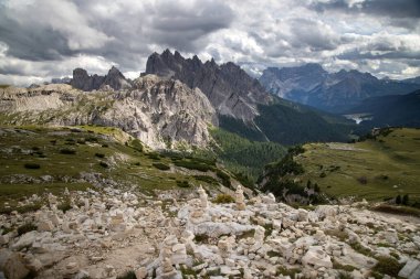 The jagged peaks of the Cadini di Misurina, Sesto Dolomites, South Tyrol, Alto-Adige, Italy, Europe clipart