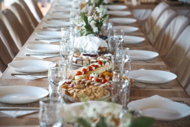 Düğün masası resepsiyonu