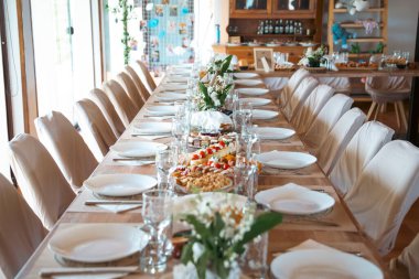 Düğün masası resepsiyonu