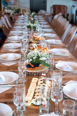 Düğün masası resepsiyonu