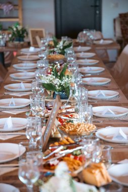 Düğün masası resepsiyonu