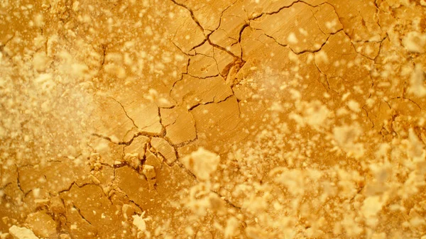 Kahverengi Makyaj Tozu Patlamasının Süper Yavaş Çekimi Makro Çekim — Stok fotoğraf