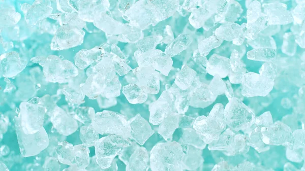 Dönen Buz Küplerinin Süper Yavaş Çekimi Üst Görünüm Çekimi — Stok fotoğraf