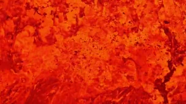 活火山全景美丽的空中全景 特写镜头 — 图库视频影像