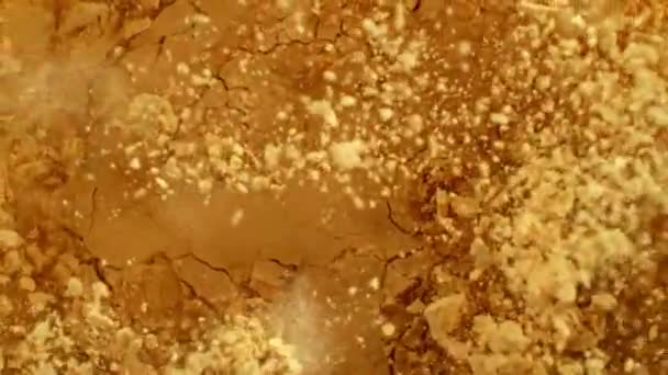Super Hidas Motion Shot Brown Meikki Kosmeettinen Jauhe Räjähdys 1000 — kuvapankkivideo