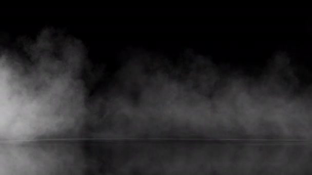 大气烟雾的超慢速运动 1000毫秒的文摘背景 — 图库视频影像