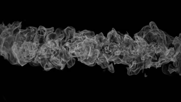 大气烟雾的超慢速运动 1000毫秒的文摘背景 — 图库视频影像