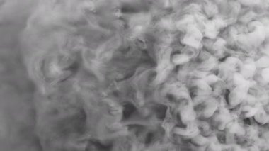 Atmosferik Dumanın Süper Yavaş Çekimi, Soyut Arkaplan 1000fps.