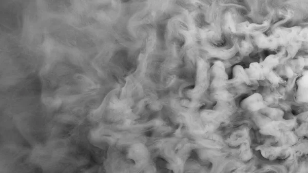 Astratto Atmosfera Bianco Fumo Texture Sfondo Nero — Foto Stock