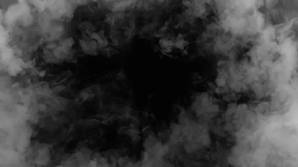 Fumo Atmosferico Bianco Sfondo Astratto Primo Piano — Foto Stock