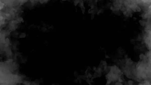 Bílý Atmosférický Kouř Abstraktní Pozadí Detailní Záběr — Stock fotografie