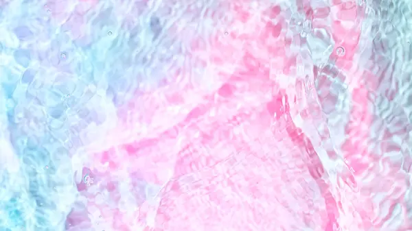 Freeze Motion Splashing Neon Water Surface Stock Image