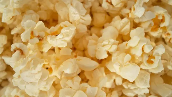 Popcorn Falling Bucket Top Shot Imagen De Stock