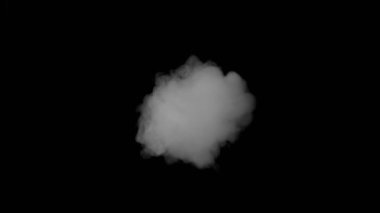 Atmosferik Dumanın Süper Yavaş Çekimi, Soyut Arkaplan 1000fps .
