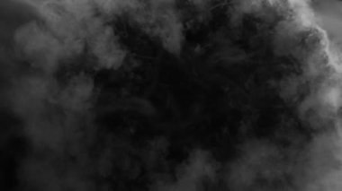 Atmosferik Dumanın Süper Yavaş Çekimi, Soyut Arkaplan 1000fps .