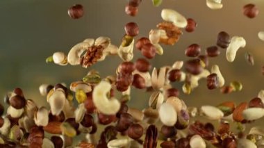 1000 fp 'de patladıktan sonra Süper Yavaş Uçan ve Dönen Çerezlerin Çekimi.