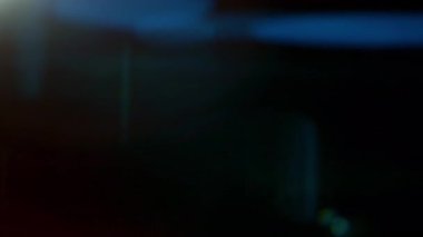 Yavaş çekim gerçek mercek kaplama veya geçiş için cam efektlerinde parlar