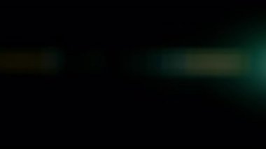 Yavaş çekim gerçek mercek kaplama veya geçiş için cam efektlerinde parlar