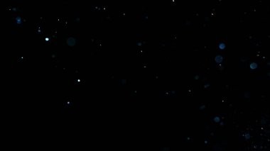 Renk Parlatıcısının Dondurma Hareketi Görüntüsü Siyah Arkaplanda İzole Edildi