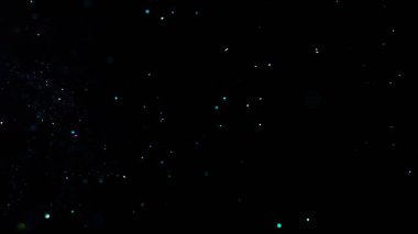 Renk Parlatıcısının Dondurma Hareketi Görüntüsü Siyah Arkaplanda İzole Edildi