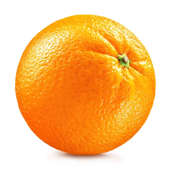 Mogen Apelsin Frukt Isolerad Vit Bakgrund — Stockfoto