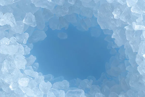 冰的立方体特写 食品和饮料背景 — 图库照片