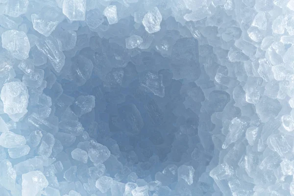 冰的立方体特写 食品和饮料背景 — 图库照片