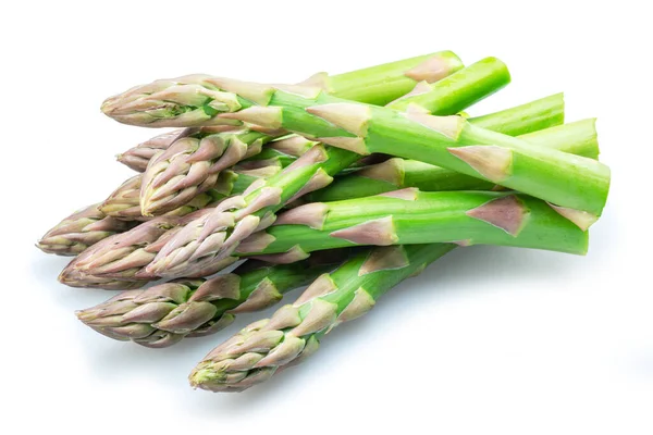 Green Asparagus Spears Isolated White Background — Stock Photo, Image