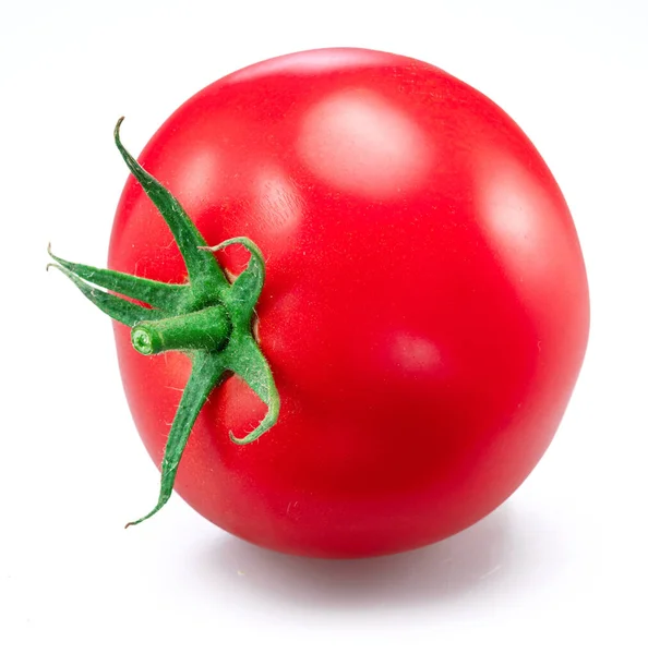 Pomodoro Rosso Isolato Sfondo Bianco — Foto Stock