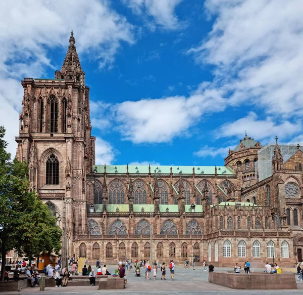 Strasbourg Cathedral Cathedral Our Lady Strasbourg France — Stock Photo, Image