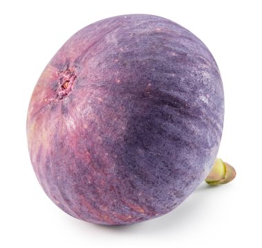 Beyaz arka planda izole edilmiş mor incir meyvesi. Dosya kırpma yolu içeriyor.