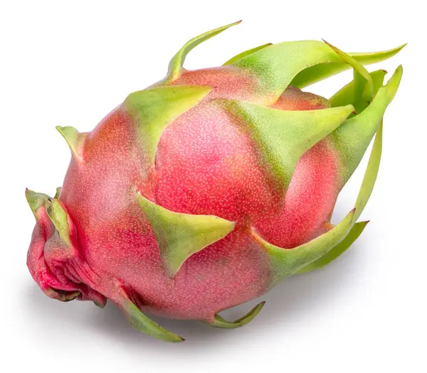 Ejderha meyvesi beyaz arka planda izole. Dosya kırpma yolu içeriyor.