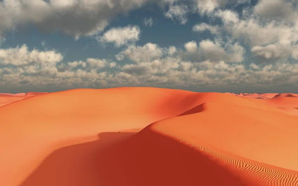 Dűnék Homok Sivatagban — Stock Fotó