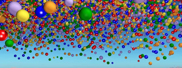 Toy Balloons Blue Sky — Stock Photo, Image