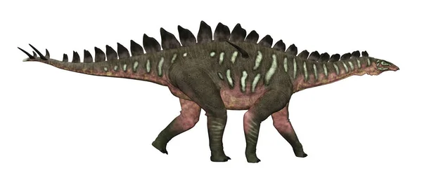 Dinosaurus Miragaia Izolované Bílém Pozadí — Stock fotografie