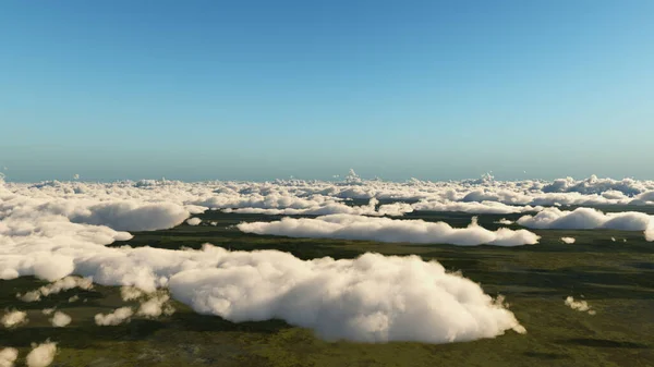 Uitzicht Wolken — Stockfoto