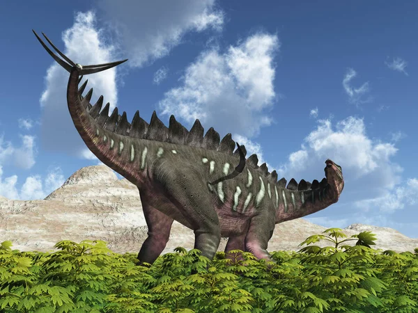 Dinosaur Miragaia Ένα Τοπίο — Φωτογραφία Αρχείου