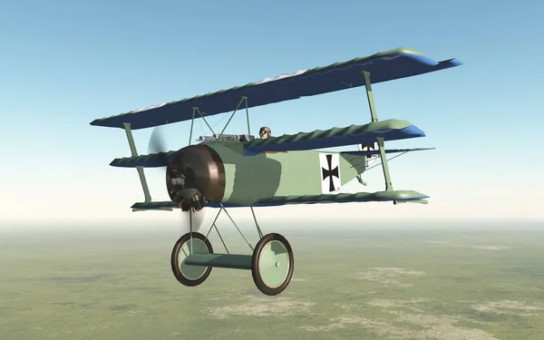 Deutsches Kampfflugzeug Ersten Weltkrieg — Stockfoto